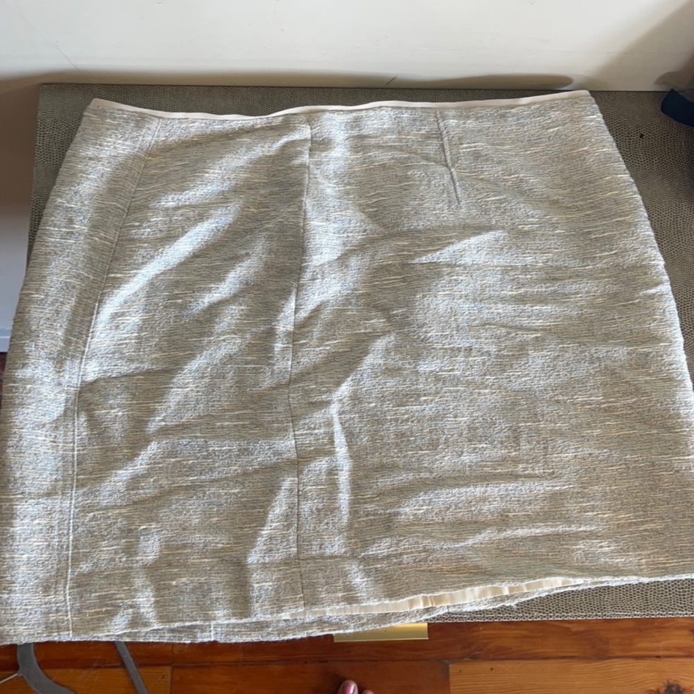 MOVING SALE - Kenneth Cole Light Silver Mini Skirt
